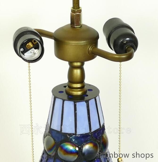 ステンドランプ 電気スタンド テーブルライト 花柄 レトロな雰囲気がおしゃれヴィンテージティファニー技法デスクライト bcp24 NEXPOTALLINN_EU