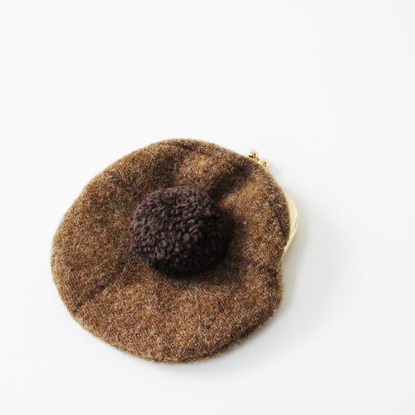 美品 オールドマンズテーラー ポンポン付き がま口 コイン