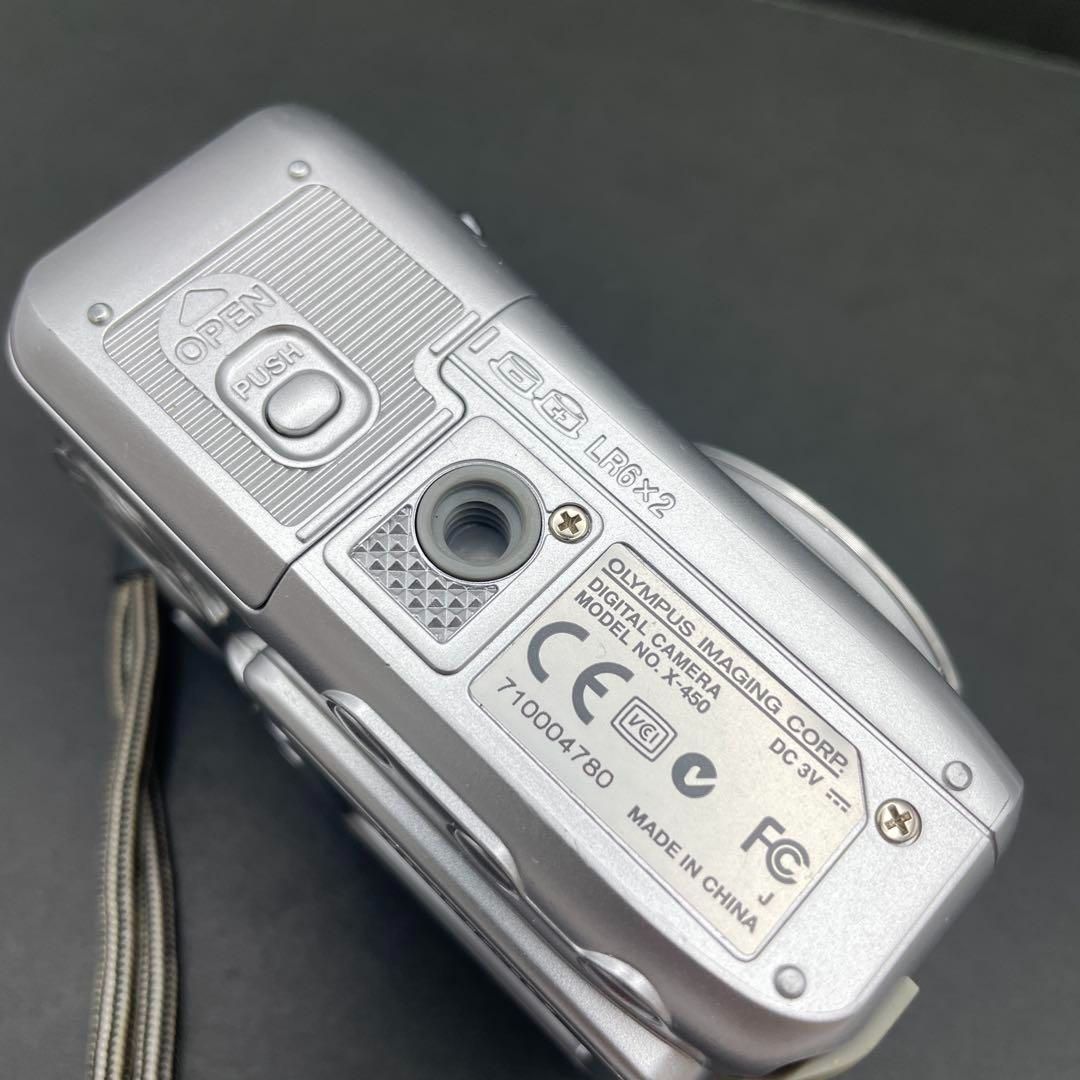 OLYMPUS Camedia X-450 コンパクトデジカメ【箱付・動作品】 CAMEDIA（キャメディア)X-450：コンパクトデジタルカメラ