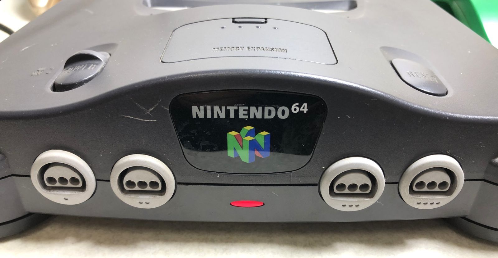 Nintendo ゲーム機ジャンク ジャンク NINTENDO64 本体 コントローラー2個 ゲーム4本付き