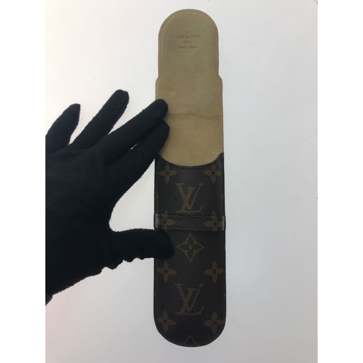 ▼▼LOUIS VUITTON ルイヴィトン ユニセックス ペンケース モノグラム エテュイ・スティロ M62990 ブラウン ▽▽LOUIS VUITTON ルイヴィトン ユニセックス ペンケース モノグラム