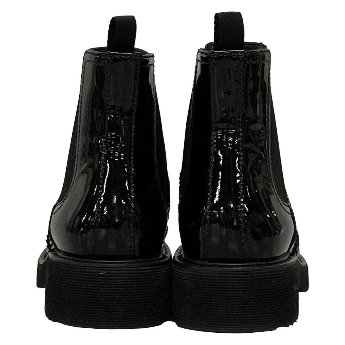 PRADA(プラダ) ショートブーツ 36.5 レディース - 黒 ウィング