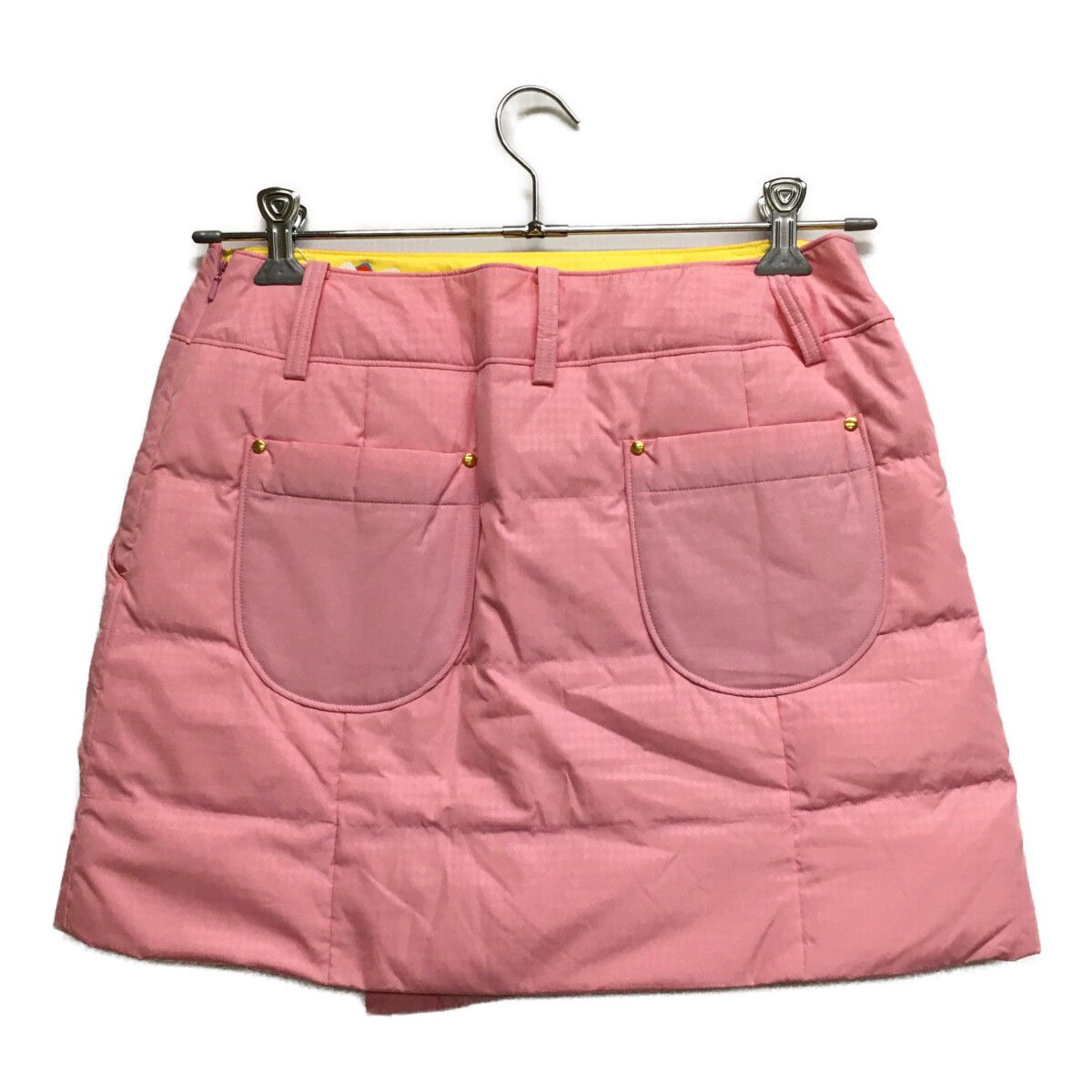 レディース キャロウェイ Callaway スカート L ピンク ダウン ダイヤ柄 防寒 軽量