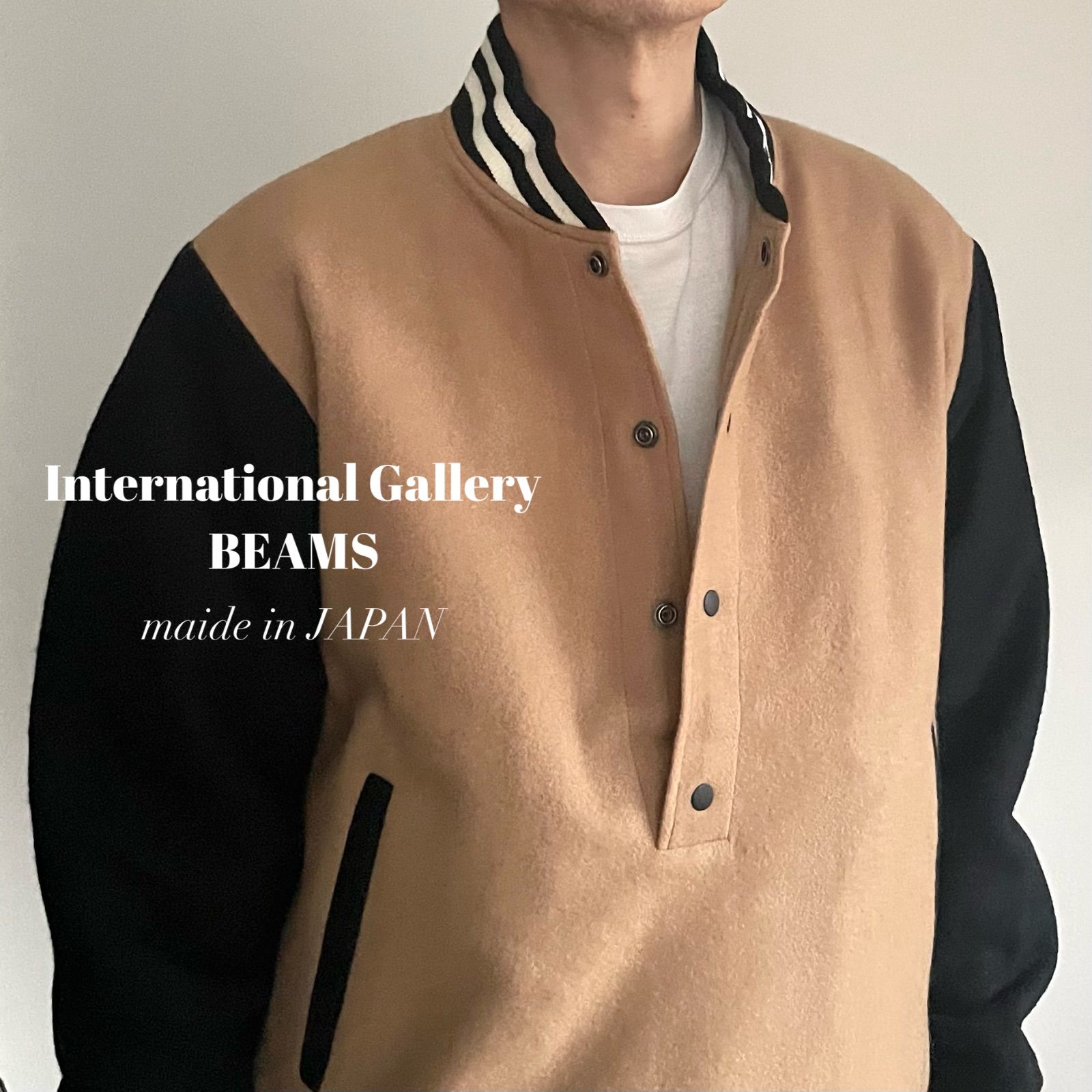 良品】 International Gallery BEAMS / ウールメルトン プル