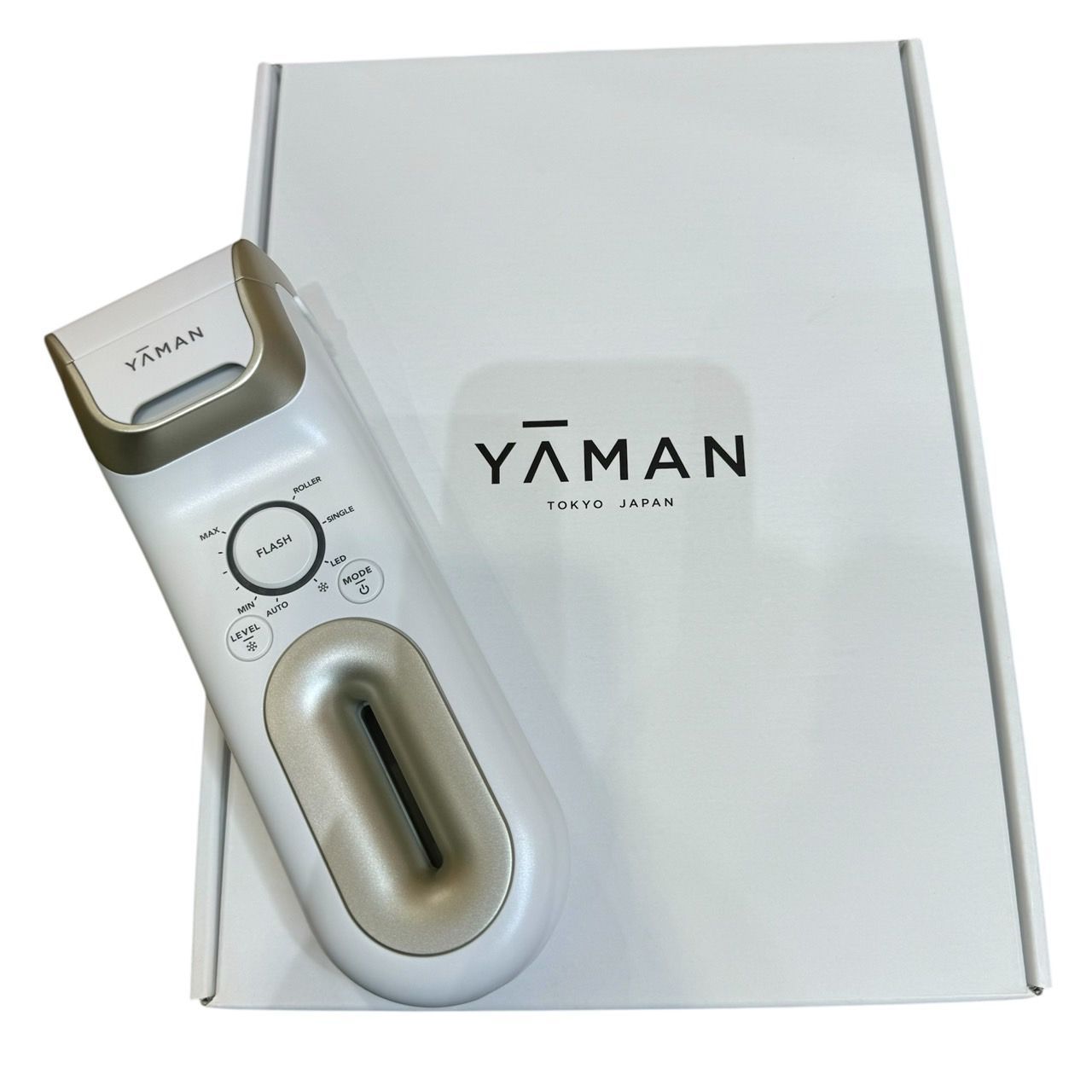 YA-MAN ヤーマン レイボーテ クールプロ YJEA6W ホワイト×ゴールド 光美顔器 VIO対応 脱毛器 YJEA6W 美容機器 um C-1