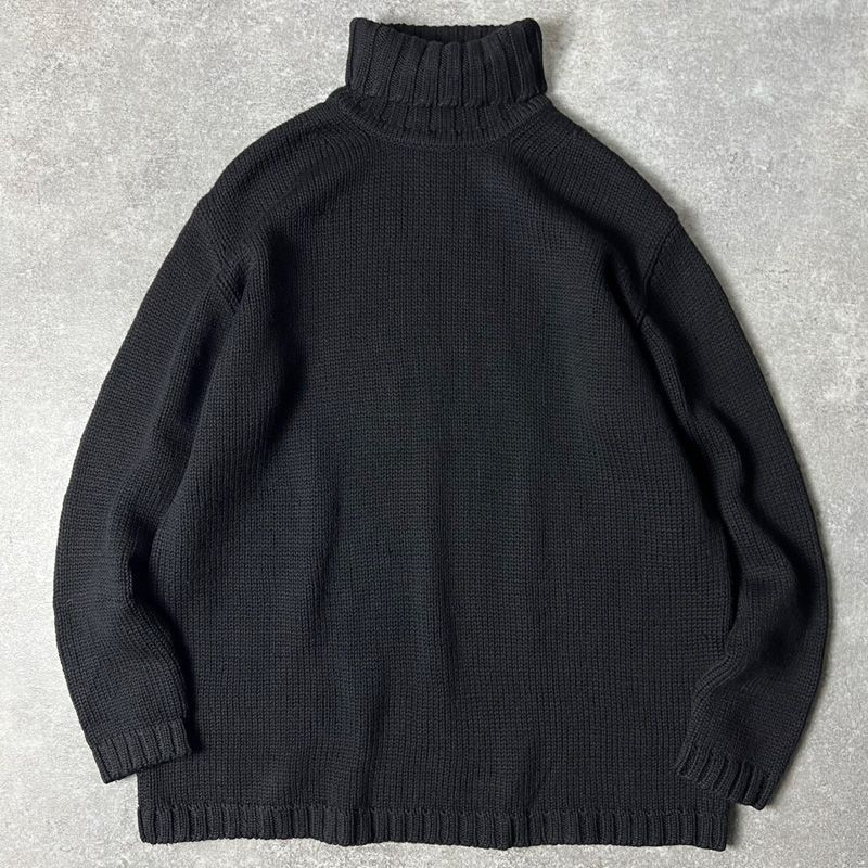 00s BANANA REPUBLIC タートルネック メリノ ウール ニット セーター S 