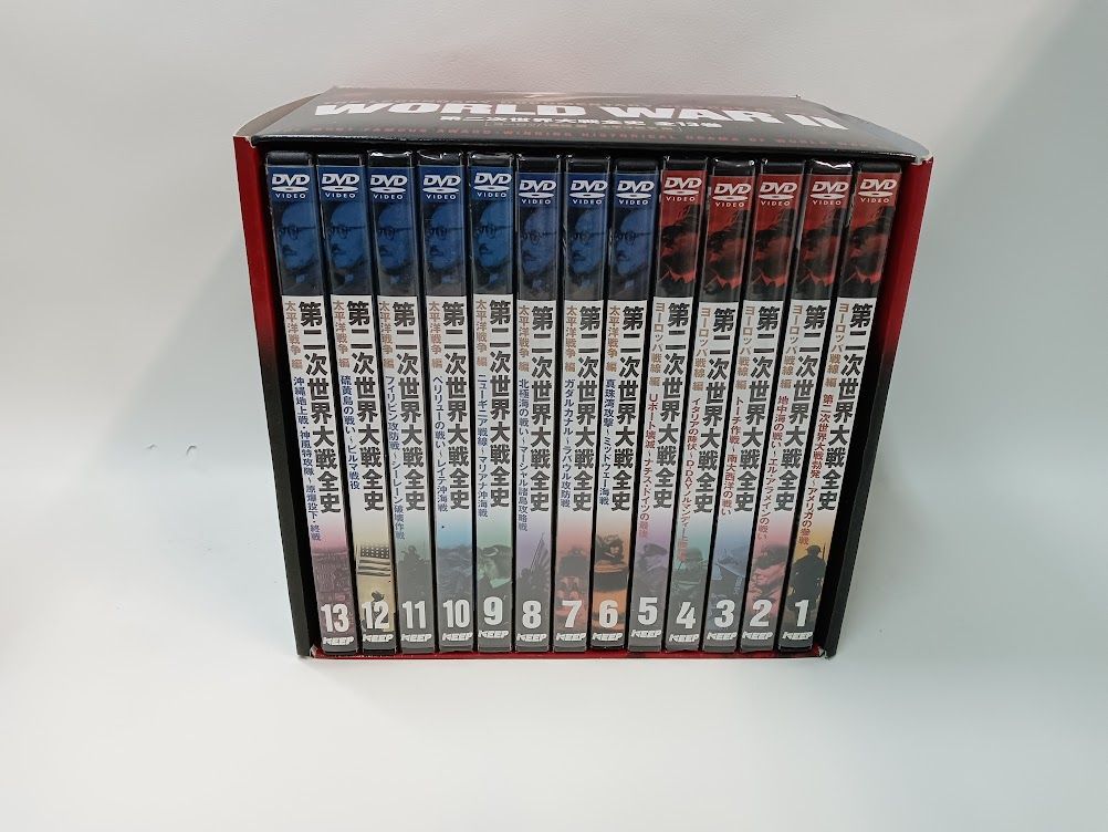 第二次世界大戦全史【全13巻DVDセット】 状態：非良 - メルカリ