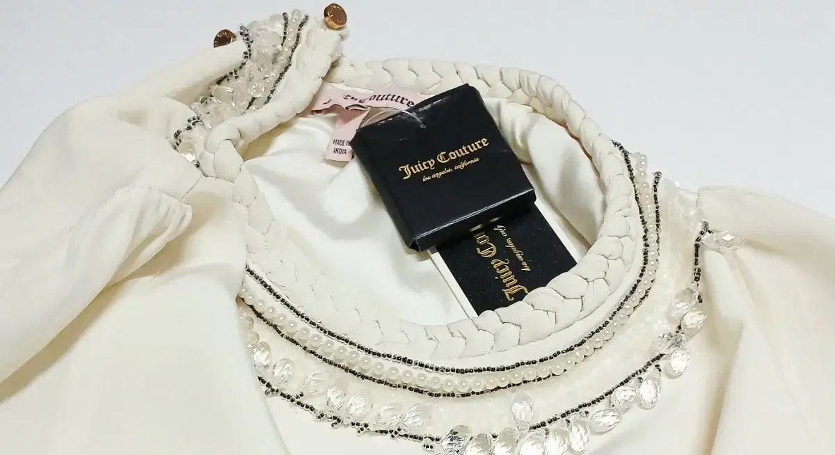 ジューシークチュール JUICY COUTURE ビーズ シルク ワンピース