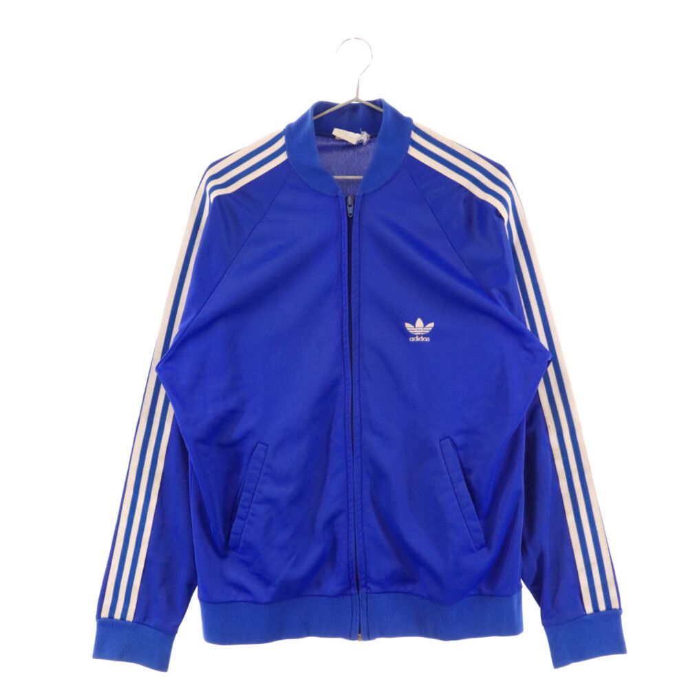 新規購入 70's-80's adidas トラックジャケット トレフォイル 青 ...