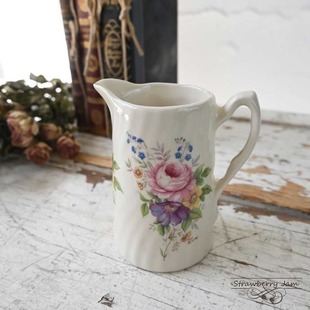 ピッチャー 水差し 花瓶 アンティーク ノースウッド フェントン 美品