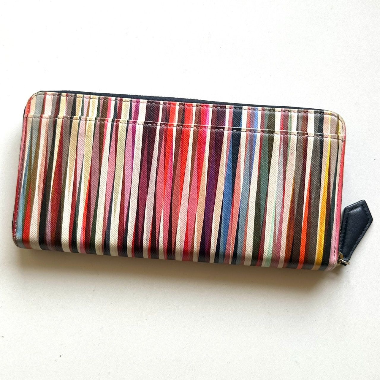 ポールスミス Paul Smith 長財布 クロスオーバーストライプトリム