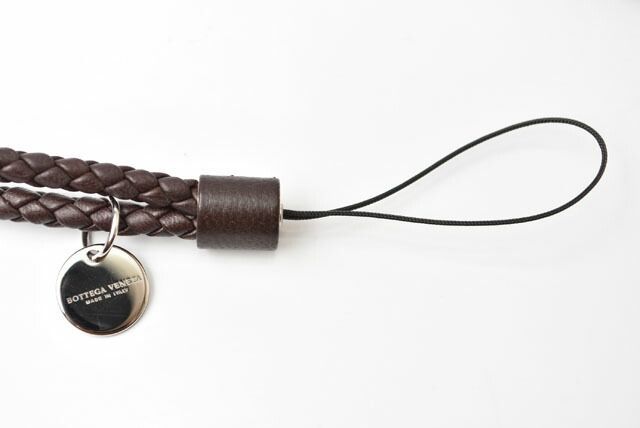 ボッテガヴェネタ ネックストラップ BOTTEGA VENETA レザー イントレ