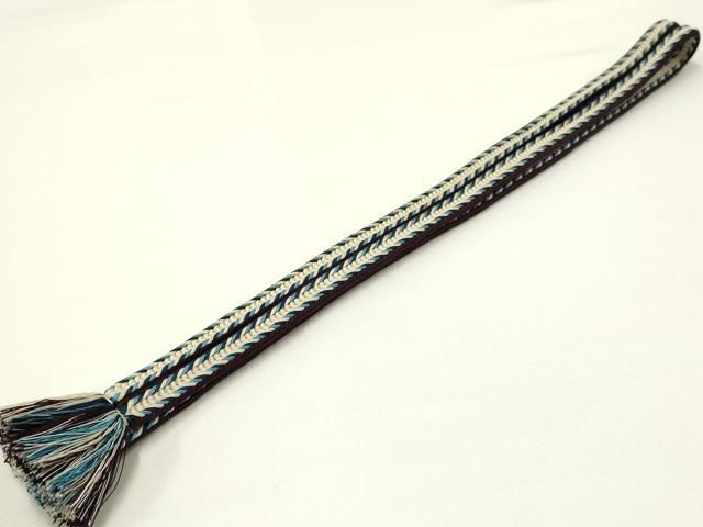 平和屋着物 上 有職組紐道明 帯締め 新源氏組 宮内庁御用 国立博物館御用 東京芸術大学御用 AABA9815ay