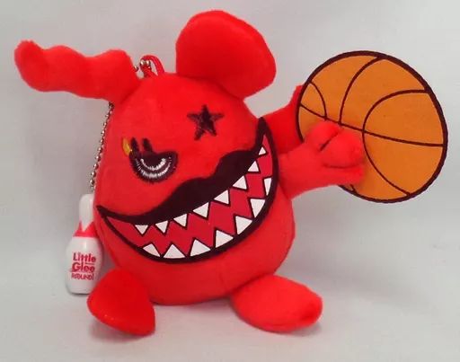 [Used] Key Holder Mascot (Female) Mahjong Little Glee Fluffy Colo Mascot (Red) “Little Glee Monster x Round1” Bowling Karaoke Challenge Achievement Prize