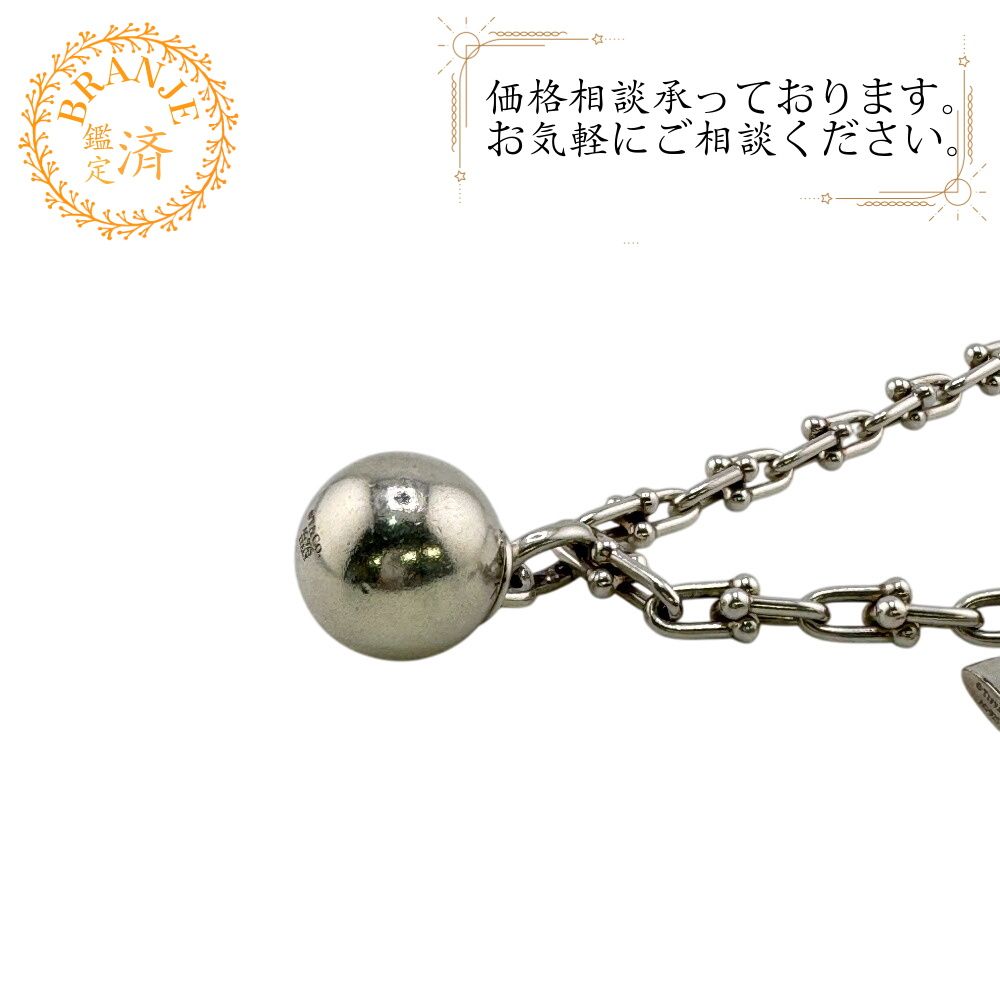 TIFFANY&Co.ティファニー ハードウェア ラップリンク 925 43.8g 