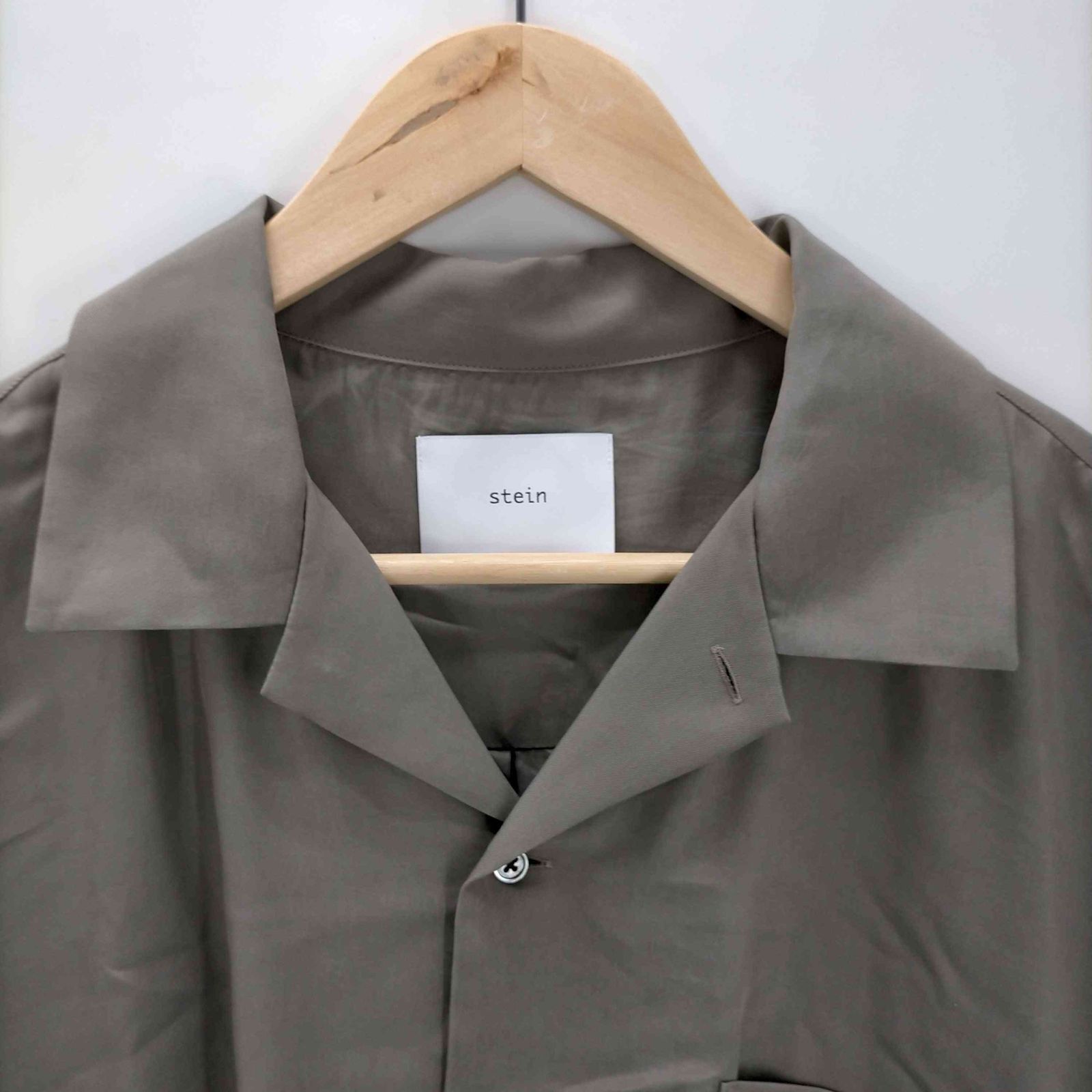 シュタイン stein 21SS CUPRO OPEN COLLAR SS SHIRT メンズ JPN：S  