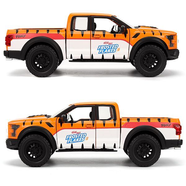 Kellogg's トニー・ザ・タイガー 2017フォードF-150ラプター Jada JADA TOYS 1/24 ケロッグ コーンフロスティ トニーザ
