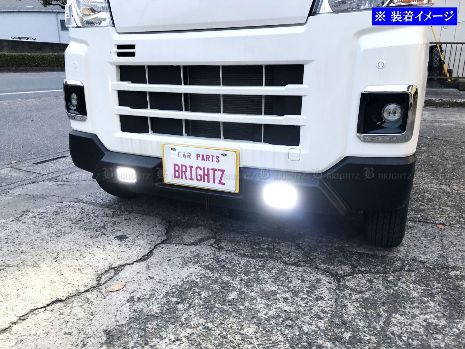 アトレー S700V S710V LED付きフロントスキッドガードセット 黒 - メルカリ