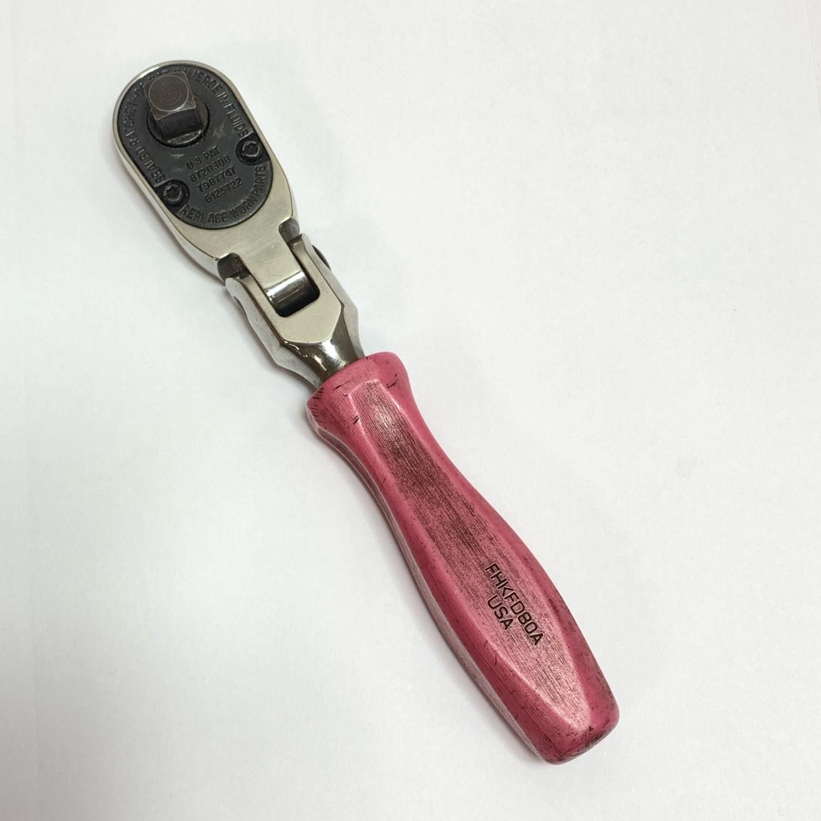 ♭♭Snap-on スナップオン フレックスラチェット FHKFD80A ピンク