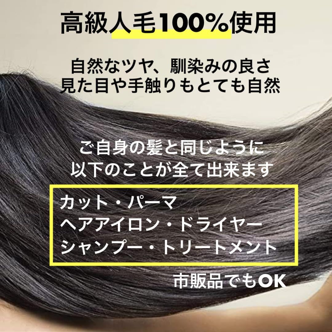部分ウィッグ かつら