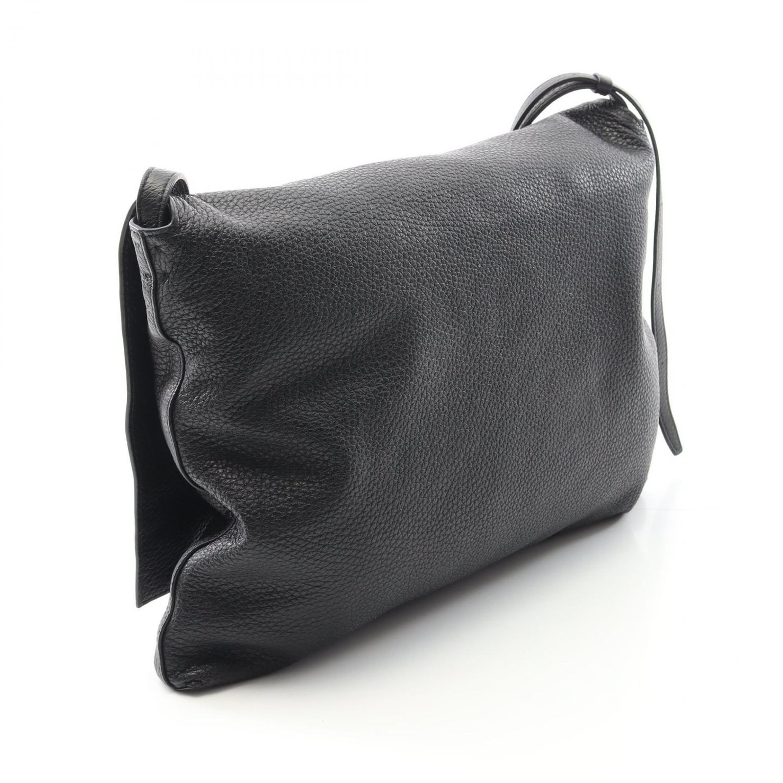 ザ ロウ THE ROW ショルダーバッグ Nan ブラック レザー Nan
