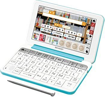 非常に良い)シャープ カラー電子辞書 購入 Brain 高校生モデル ブルー