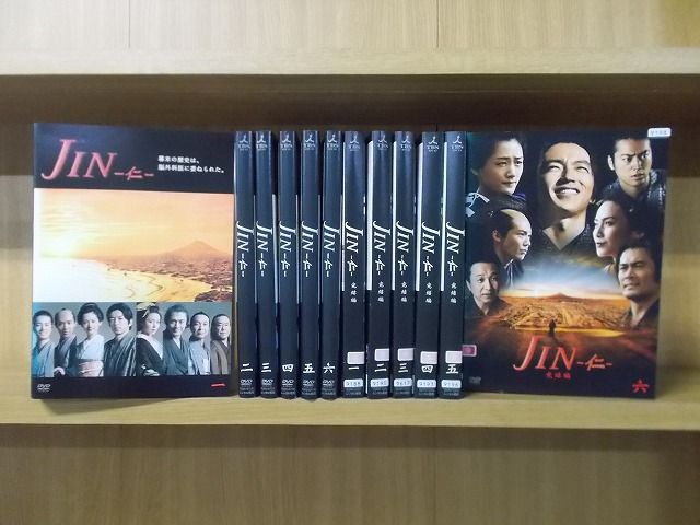 JIN  仁 DVD 全巻セット レンタル落ち 綾瀬はるか 大沢たかお Amazon.co.jp: JIN-仁- 全6巻＋完結編 全6巻 DVD 12本 全巻