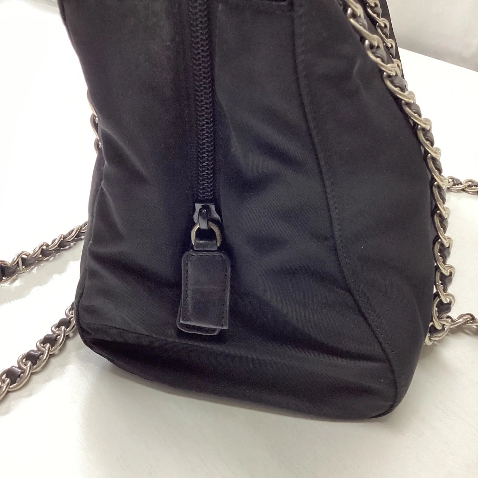 PRADAナイロンチェーンショルダーバッグ - メルカリ