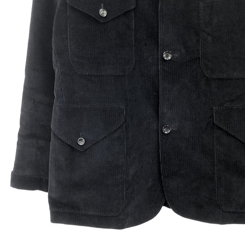 【美品】  ORBIUM / オルビウム | 4-A TROPICAL OFFICER JACKET コーデュロイ トロピカル オフィサージャケット | 48 | ブラック | メンズ 美品】 ORBIUM / オルビウム | 4-A TROPICAL OFFICER JACKET