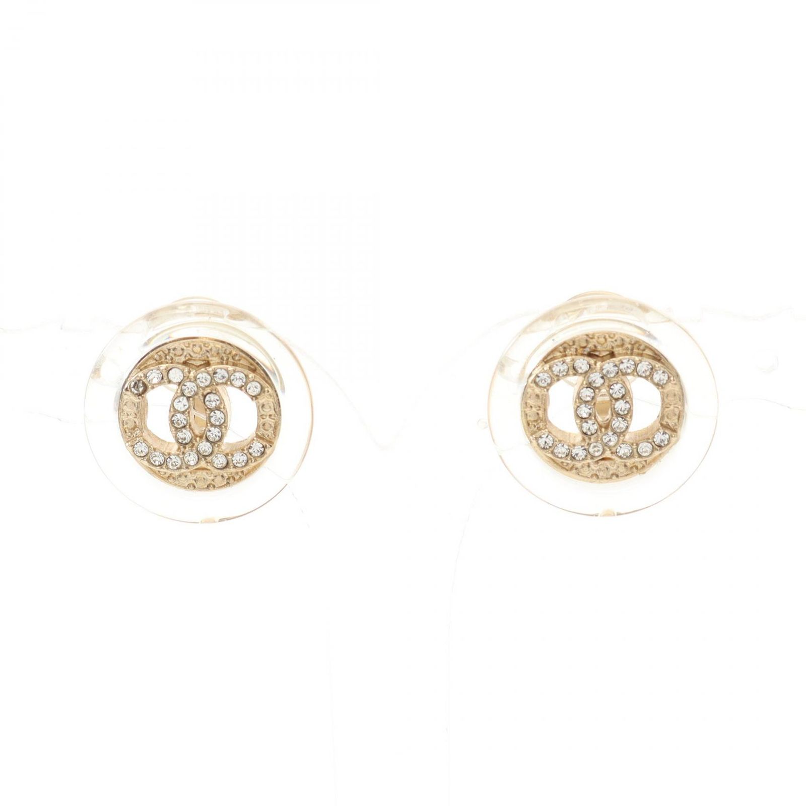 シャネル CHANEL イヤリング ココマーク GP ゴールドメッキ イヤリング レディース Used A