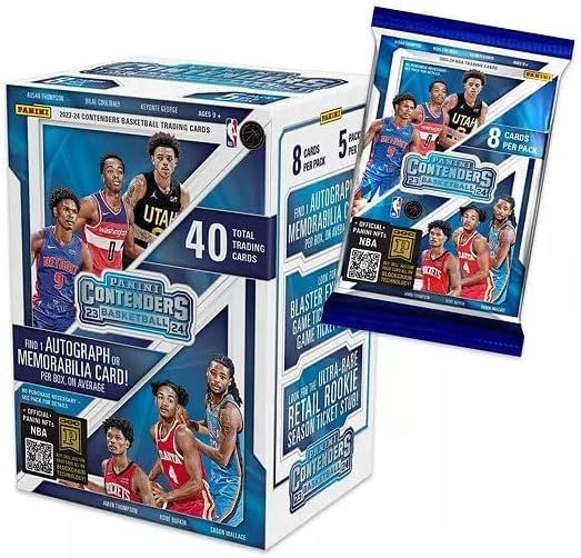2023-24 Panini Contenders Basketball Blaster Box-パニーニ コンテンダーズ バスケットボール ブラスターボックス [並行輸入品] 