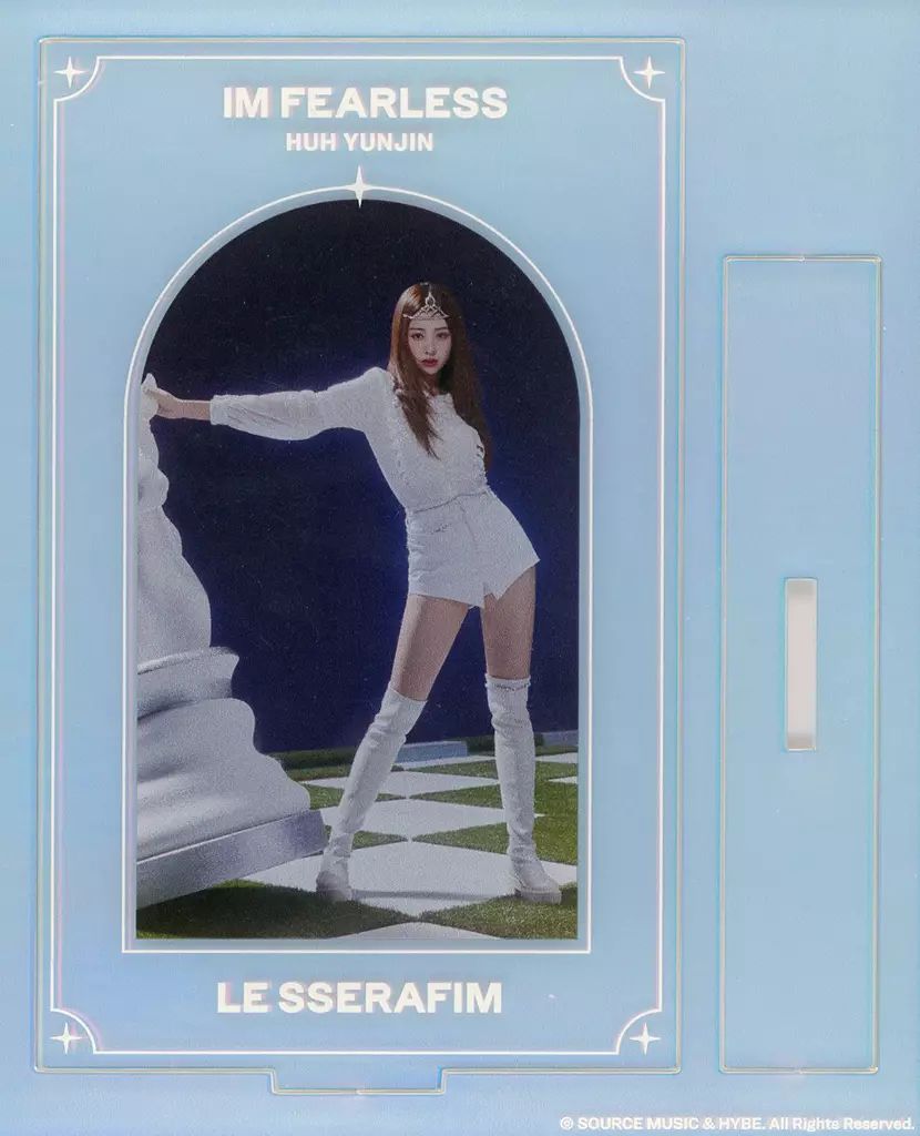 中古】雑貨 ホ・ユンジン オーロラアクリルフォトスタンド 「LE