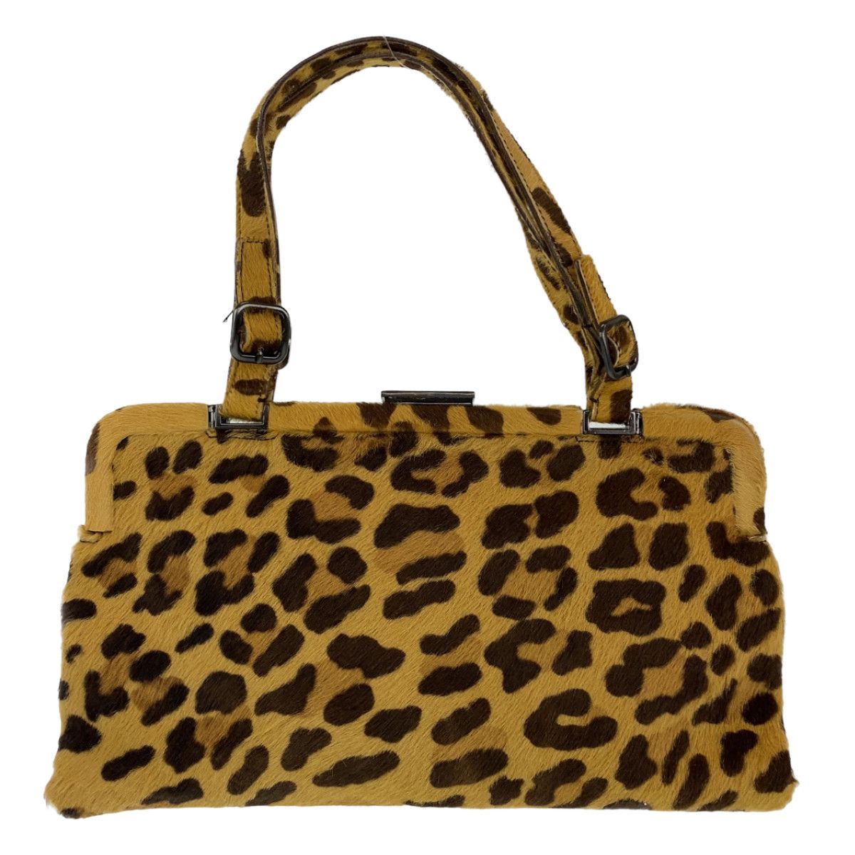 PRADA プラダ レオパード柄 ヒョウ柄 ハラコ トートバッグ 