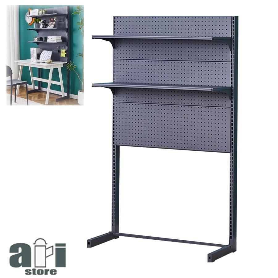 Flash Furniture Macon ブラック 高さ調節可能 スチール製