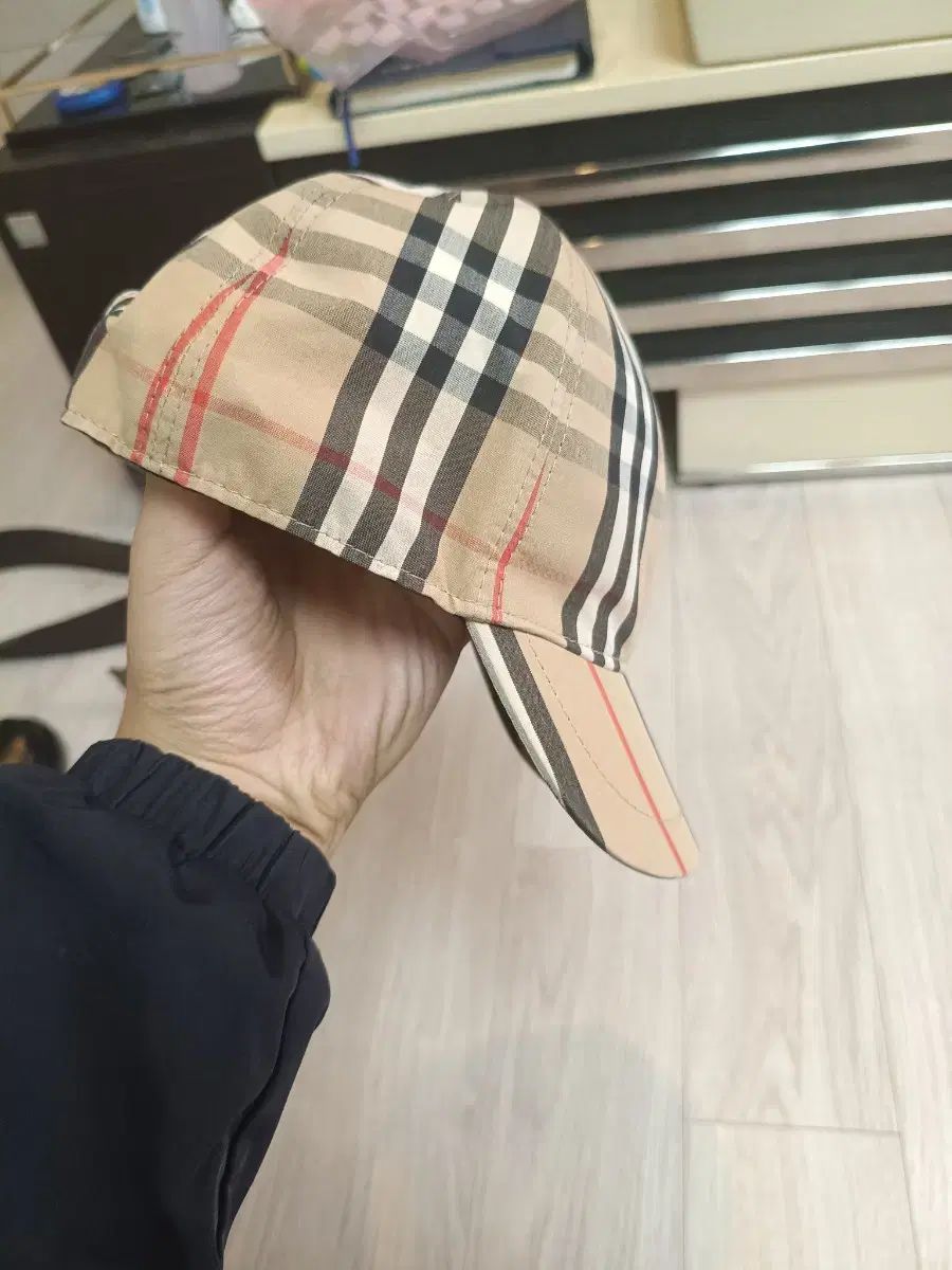 52 cm バーバリー キッズ チェック ボールキャップ 子供用帽子