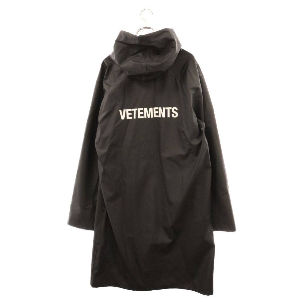 VETEMENTS (ヴェトモン) バックロゴプリント オーバーサイズ レイン
