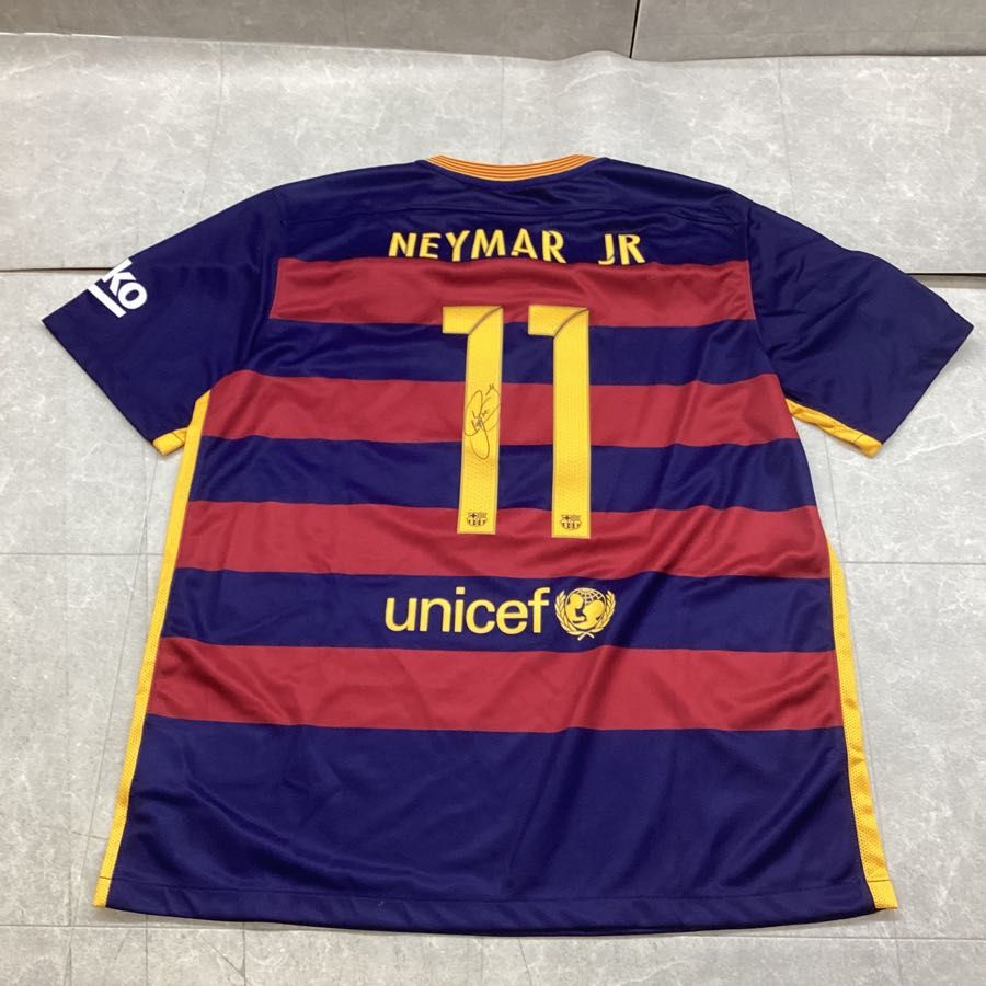 FCバルセロナ ナイキ NIKE ユニホーム L NEYMAR JR #11 Barcelona Neymar #11 2014/15 Home UCL Final Short Sleeve