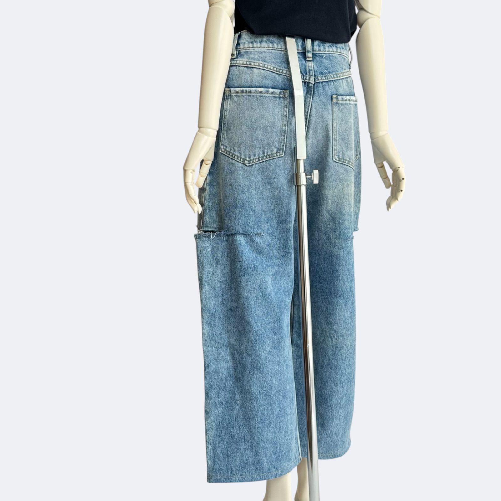 MM6 MAISON MARGIELA デニムパンツ レディース マルジェラ MM6 エムエム6 S52LA0137 S30828 パンツ レディース ボトムス