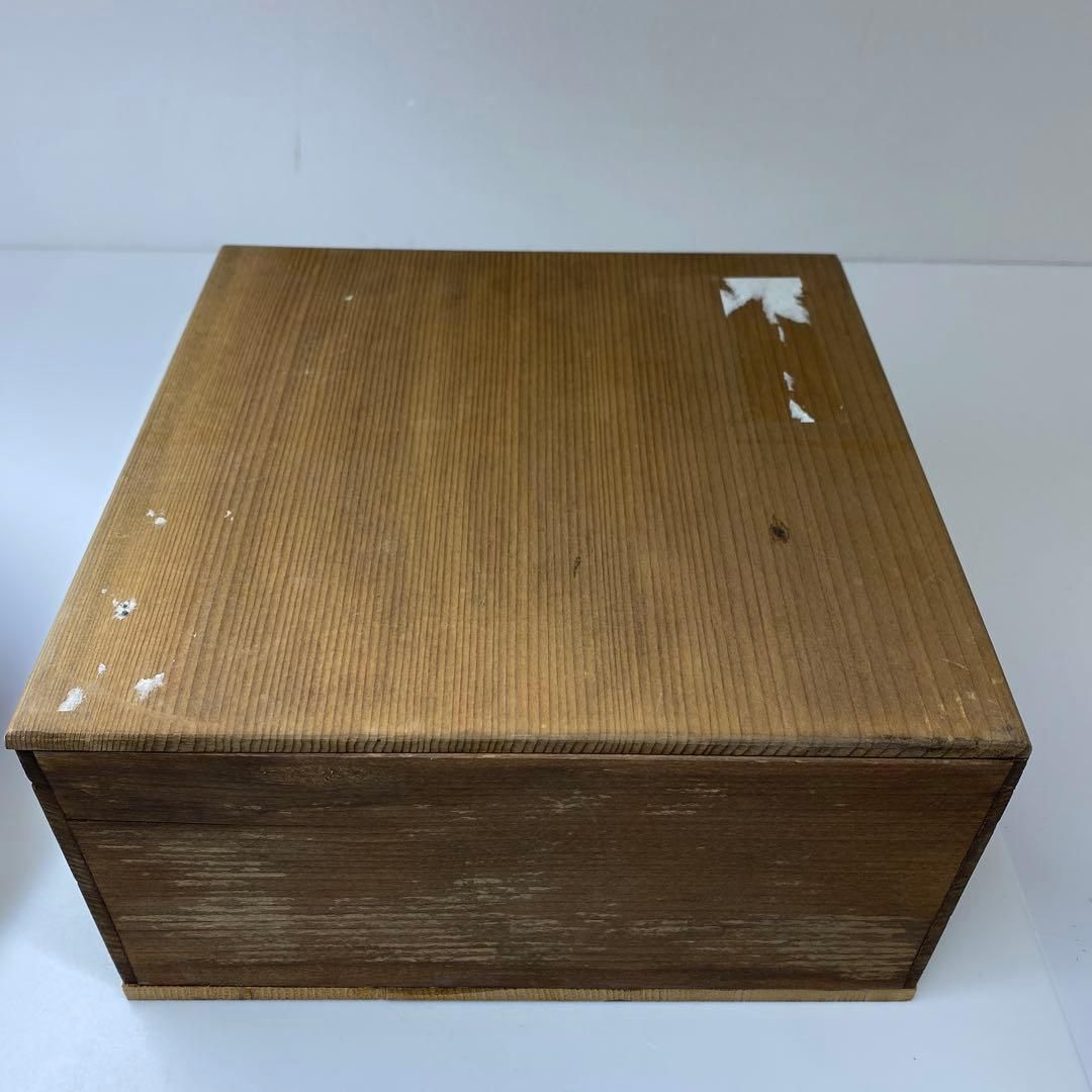 中国明時代 呉州赤絵大鉢 木箱付 口径21.3㎝ 東Y6-1024☆2Fトヒサ