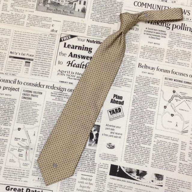 バーバリー Burberry Burberrys 微光沢 ネクタイ シルク パターン柄 ブランドマーク ミックス I-006911 ゆうパケット