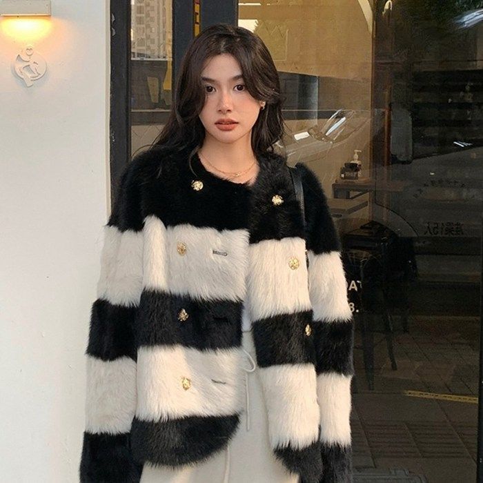 ファーコート レディース ショット丈 ファージャケット 大人 着痩せ アウター 冬服 防寒着 長袖 ふわふわ フェイクファー ノー おしゃれ あったか 女性用 厚手 暖かい 上着 秋冬 体型カバー yulanpc06 DZ30