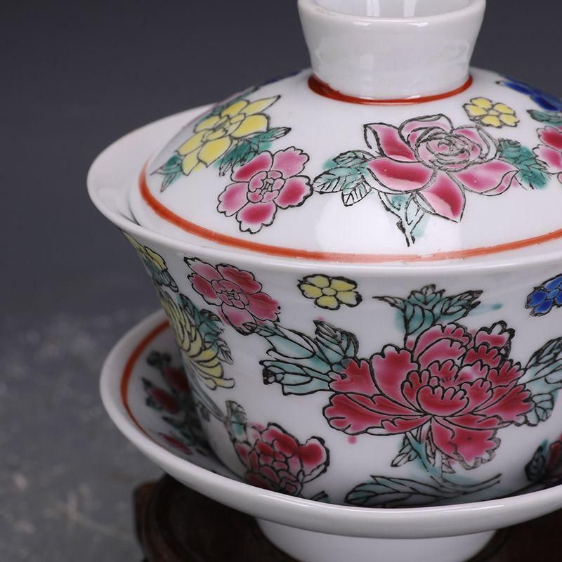 鈴木量 1981年作 縄文灰釉流掛壺 花入 茶道具 益子焼