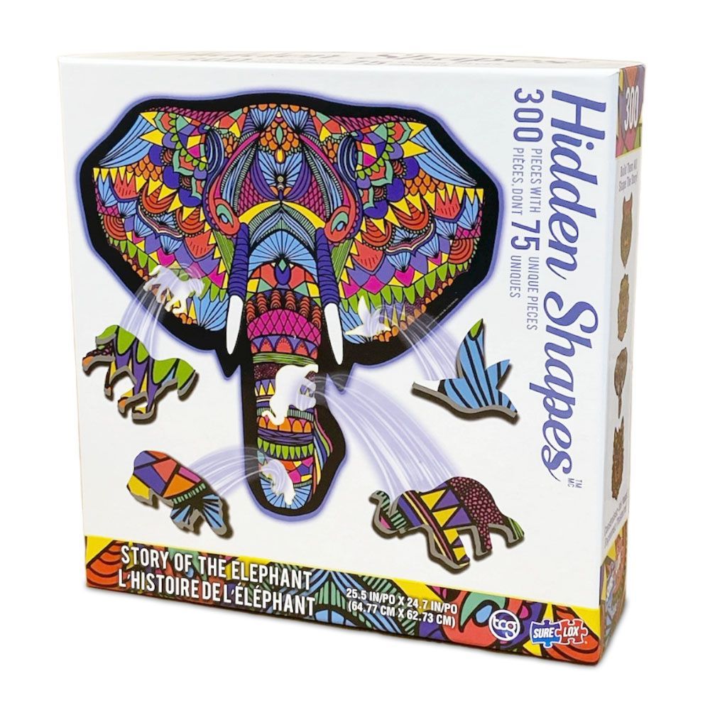 ヒドゥン シェイプス アニマル パズル 【全4種】 300ピース