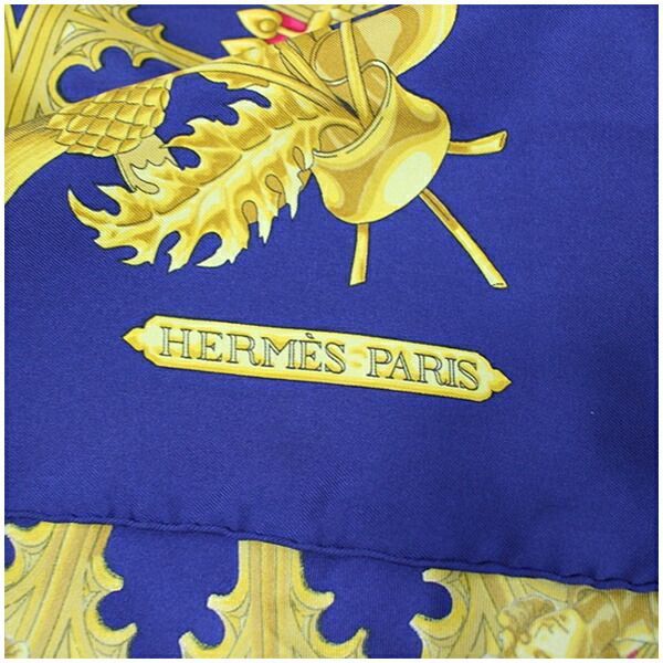 エルメス シルク スカーフ カレ90 BRITISH HERALDRY