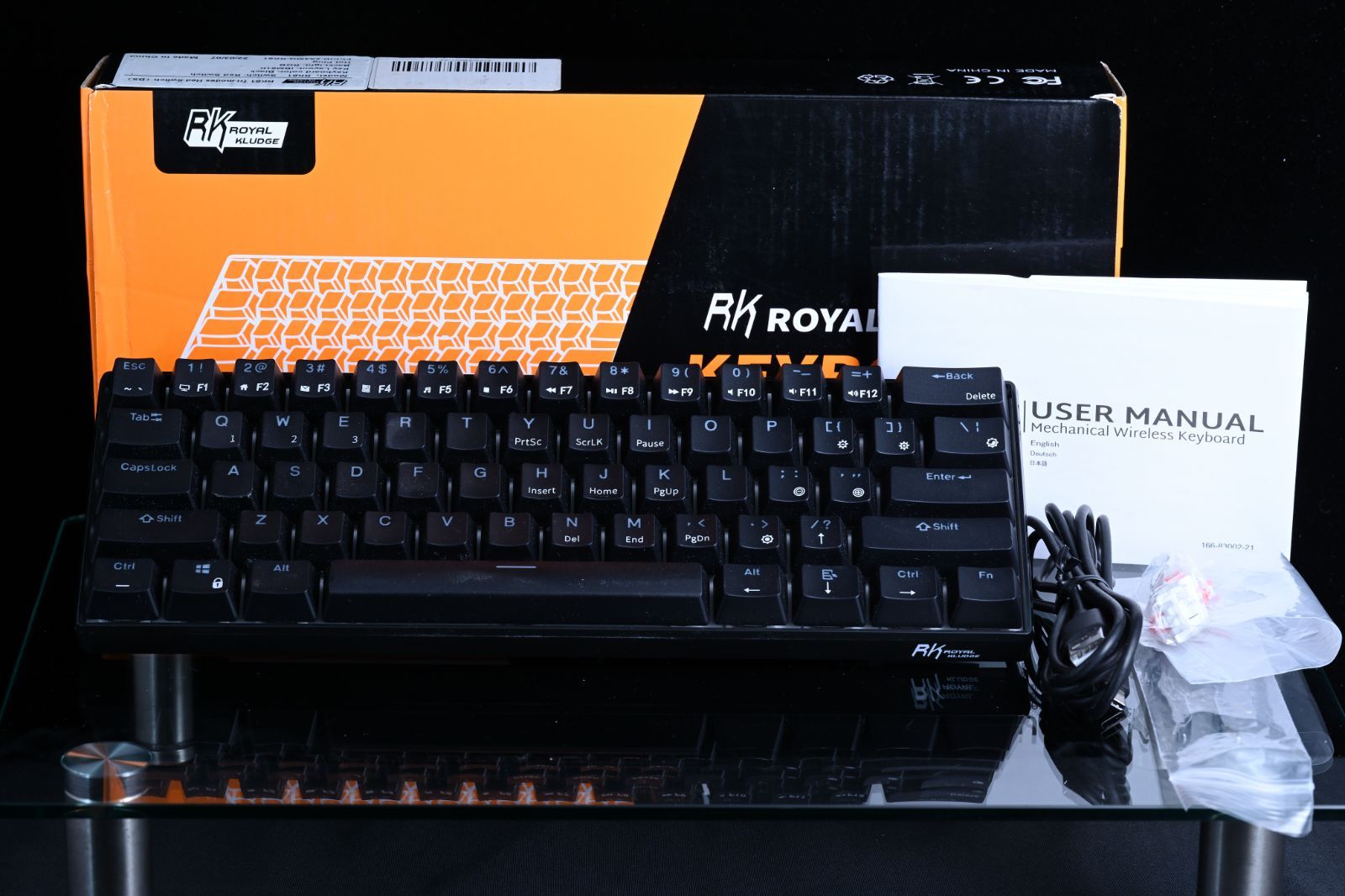 RK Royal Kludge RK61 キーボード [美品] 箱有り、付属品すべて有り - メルカリ