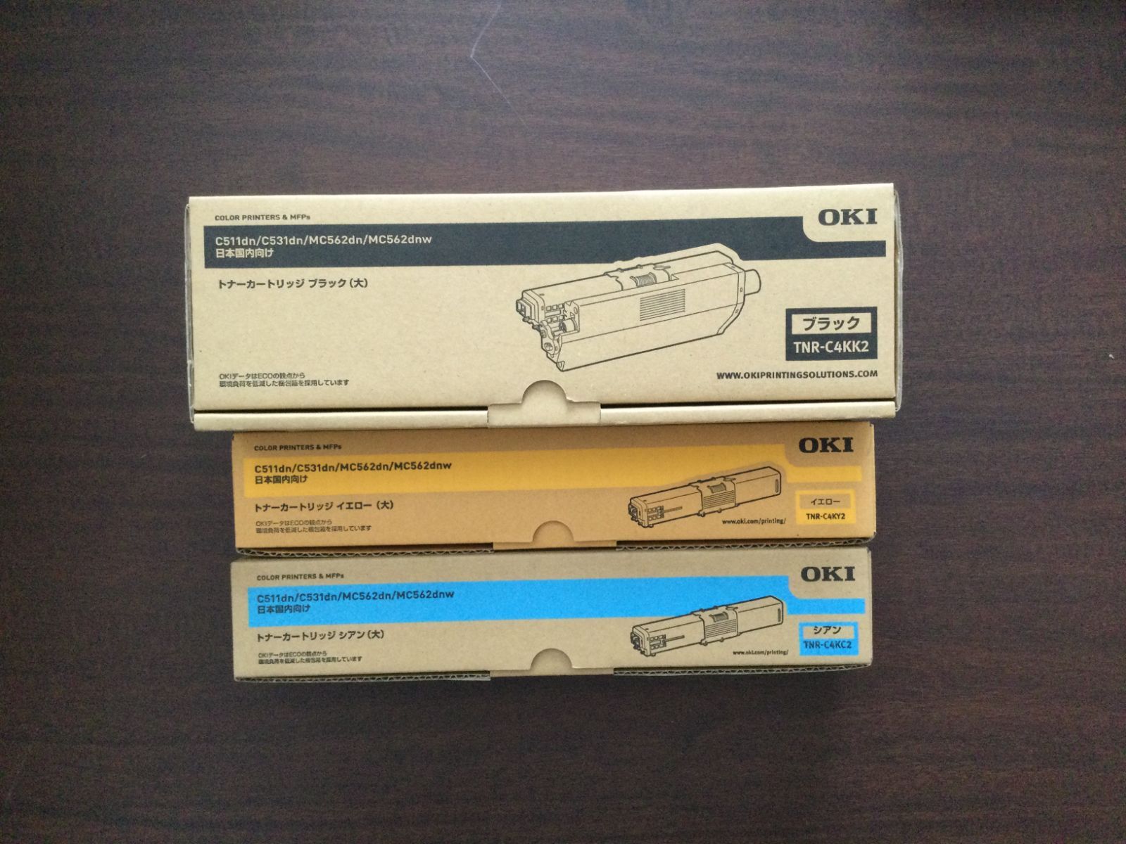 【新品】純正 OKI 大容量トナーカートリッジ 3色6本セット OKI 大容量トナーカートリッジ TNR-C3P（K,C,M,Y）2 純正：日本