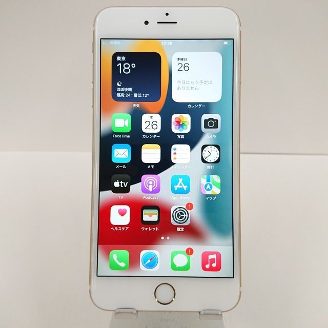 iPhone6s Plus 16GB au ゴールド 送料無料 本体 c00360