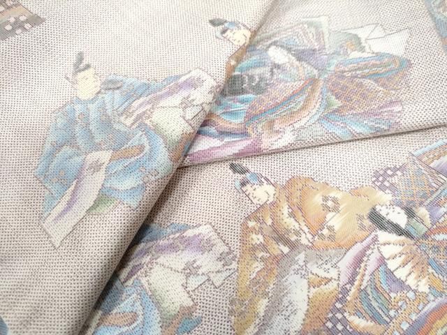 平和屋本店□極上 都喜ヱ門 本場大島紬 9マルキ 地空 色紙