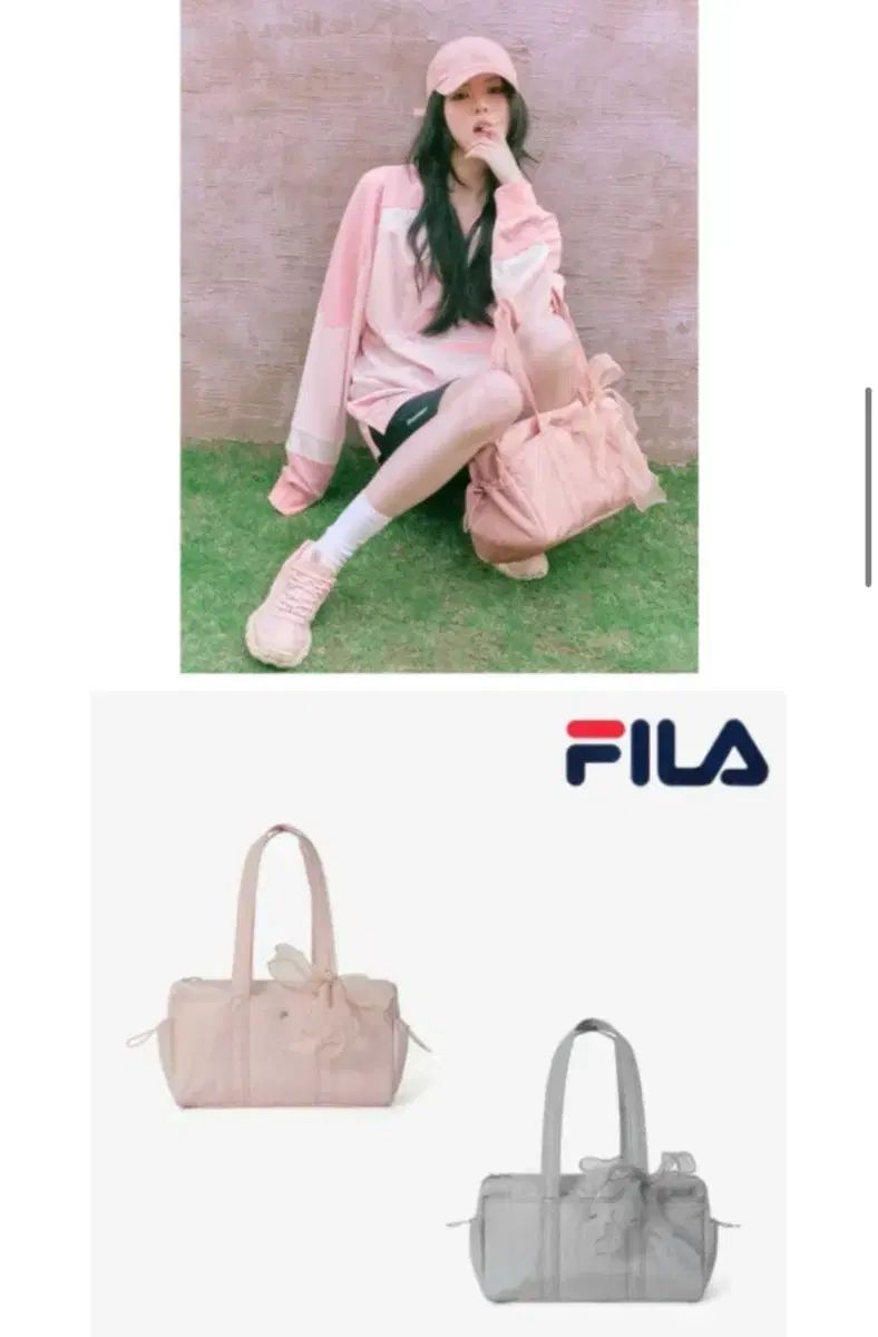 [FILA] ★大人気 ★ハン・ソヒ着用★バレリーナダッフルバッグ 韓国限定 フィラ ハン・ソヒ着用 FILA バレリーナダッフルバッグ