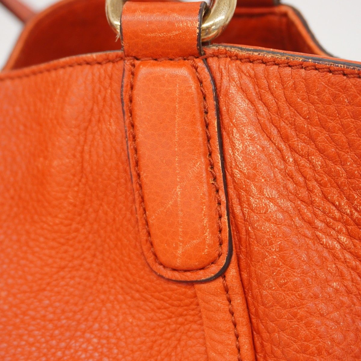 GUCCI ソーホー　ロゴ　ハンドバッグ トートバッグ　レザー　大容量 5hc2794-h】グッチ トートバッグ ソーホー 282309 レザー